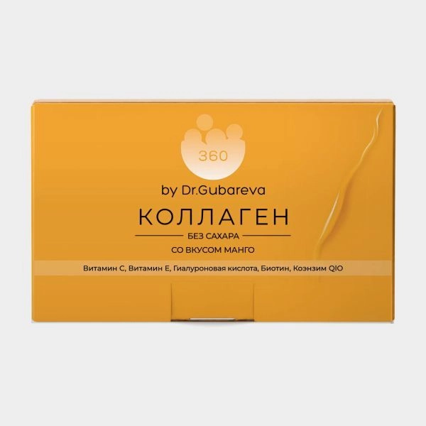 360 Коллаген пептидный с соком манго, стики 21х20 г