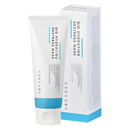 Usolab, Маска антистресс противоочтечная, Bio Hydrating Destress Mask, 100 мл