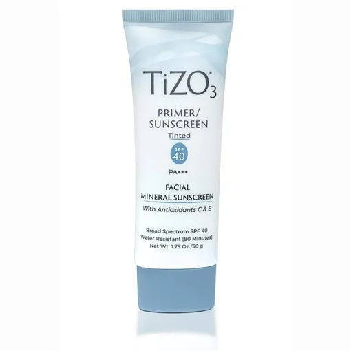 Tizo, Крем солнцезащитный с оттенком, TiZO3 Primer Sunscreen Tinted SPF 40, 50 г