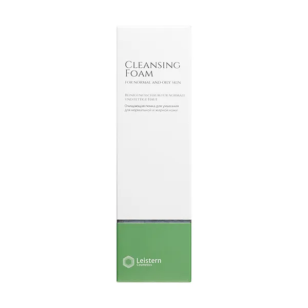 Leistern Cosmetics, Очищающая пенка для умывания, Cleansing Foam for normal and oily skin, 170 мл