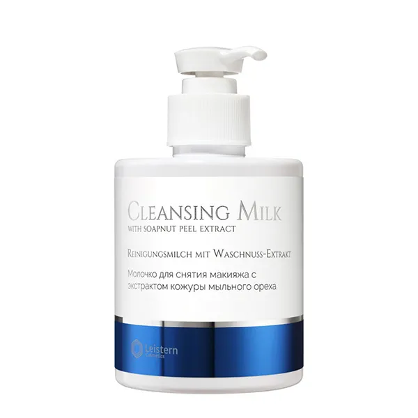 Leistern Cosmetics, Молочко для снятия макияжа с экстрактом кожуры мыльного ореха, Cleansing Milk Leistern, 300 мл
