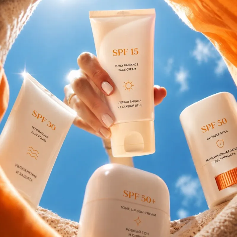 Солнцезащитные средства с SPF