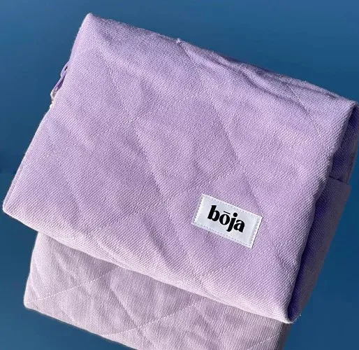 BOJA, Косметичка Джинсовая BLUEBERRY MUFFIN Средняя