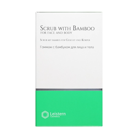 Leistern Cosmetics, Гоммаж с бамбуком для лица и тела, Scrub with Bamboo for the face and body, 300 мл от интернет-магазина 360