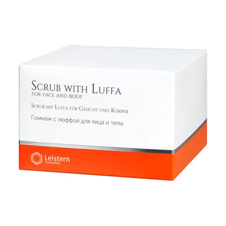 Leistern Cosmetics, Гоммаж с люффой для лица и тела, Scrub with Luffa for face and body, 150 мл от интернет-магазина 360