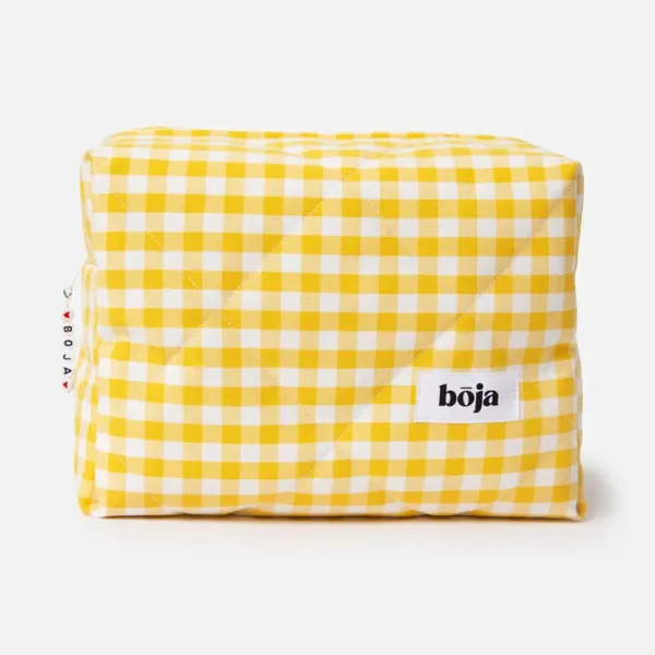 BOJA, Косметичка Клетка ЖЕЛТАЯ Большая