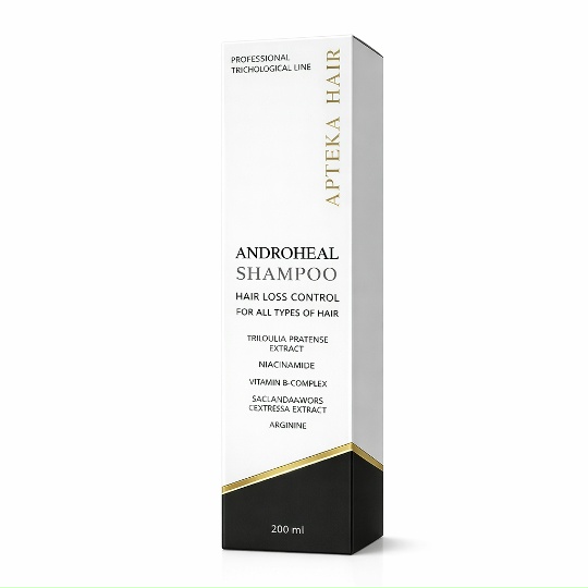APTEKA HAIR, Восстанавливающий шампунь для волос склонных к выпадению