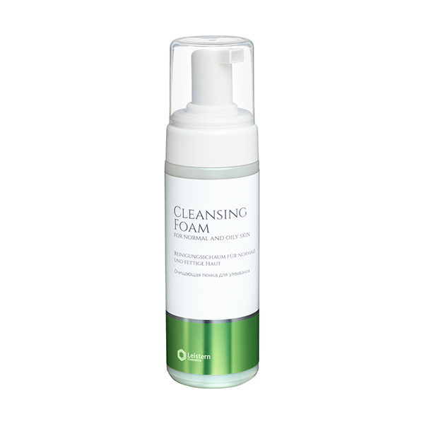 Leistern Cosmetics, Очищающая пенка для умывания, Cleansing Foam for normal and oily skin, 170 мл