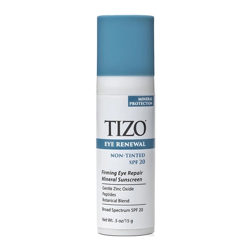 Tizo, Крем для ухода за кожей вокруг глаз, Eye Renewal Non-Tinted SPF 20, 15 г