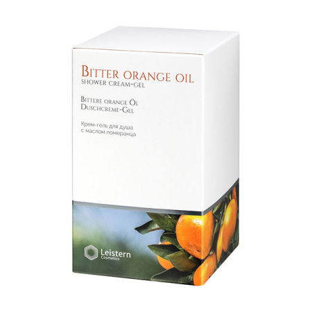 Leistern Cosmetics, Крем-гель для душа с маслом померанца, Bitter orange oil shower cream-gel